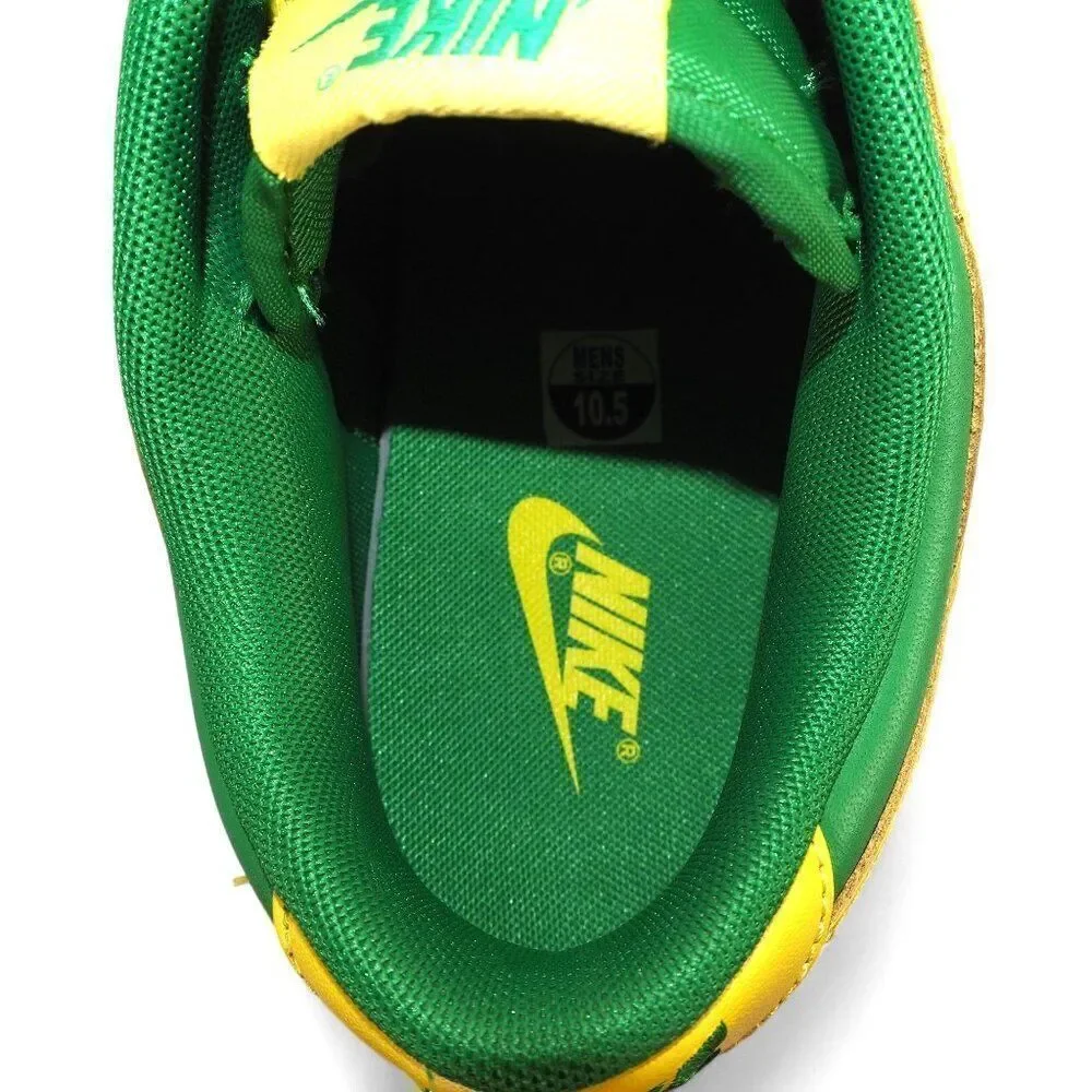 Nike Dunk Low‎ 'Reverse Brazil' Classic 2-Tone Sneakers DV0833-300 Men's 10.5